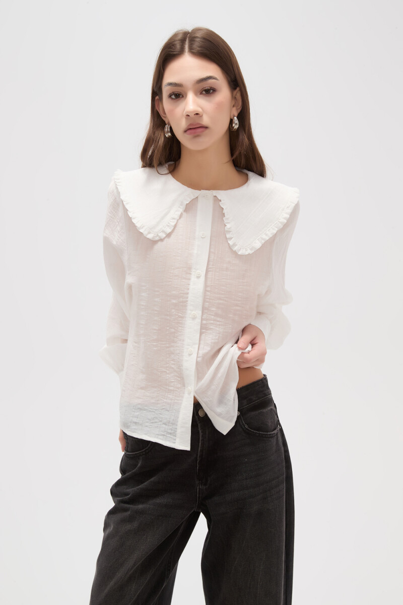 Camisa Raeli - Marfil / Off White 