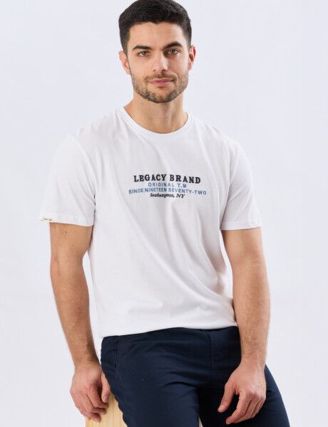 REMERA ESTAMPADA DE ALGODÓN Blanco