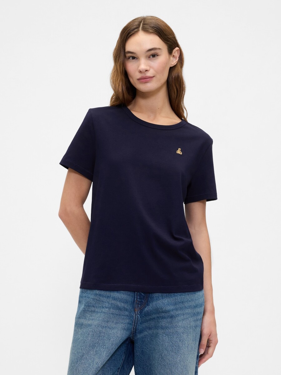 Remera Oso Brannan Mujer - Navy Uniform 