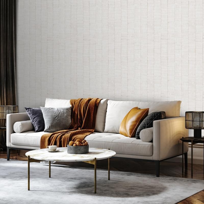 Empapelado Beams in order Beige