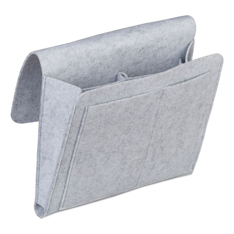 Sobre Organizador Multiuso De Fieltro Gris Gris