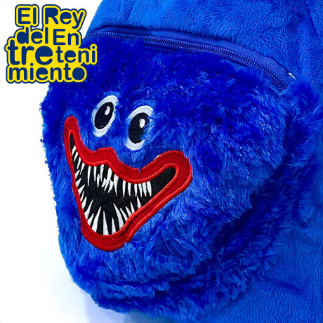 Mochila Peluche Infantil Huggy Wuggy Y Kissy Missy Azul