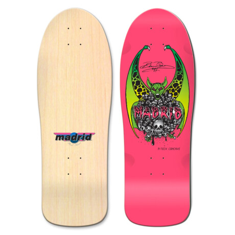 Tabla de Skate Old School Madrid Beau Brown 30" - Rosa Tabla de Skate Old School Madrid Beau Brown 30" - Rosa