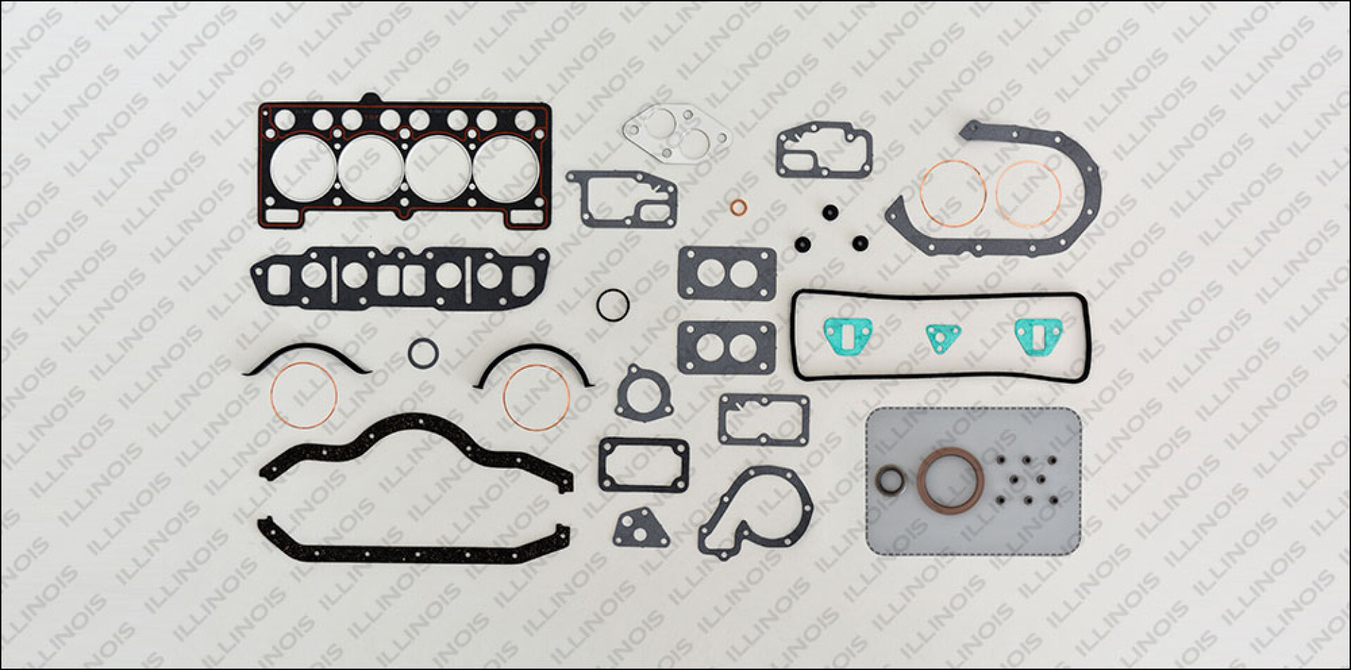 JUNTA FORD JGO. COMPLETO FORD ESCORT CORCEL CHT1.6 77MM ILLINOIS 