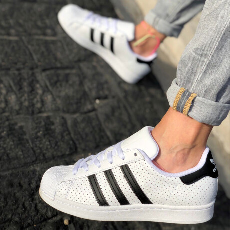 adidas SUPERSTAR W - White White/Black — Zooko