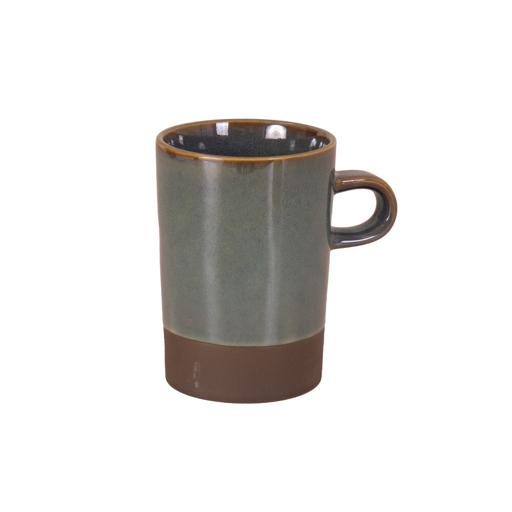 TAZA C/ASA CERAMICA VERDE 562ML TM