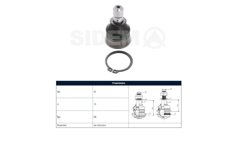 Rotula Del Hyundai I10, Kia Picanto 07-13 Der/Izq Rotula Del Hyundai I10, Kia Picanto 07-13 Der/Izq
