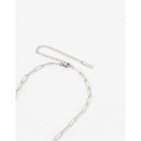 Cadena De Acero Inicial Letra ''a'' Combinacion Bicolor