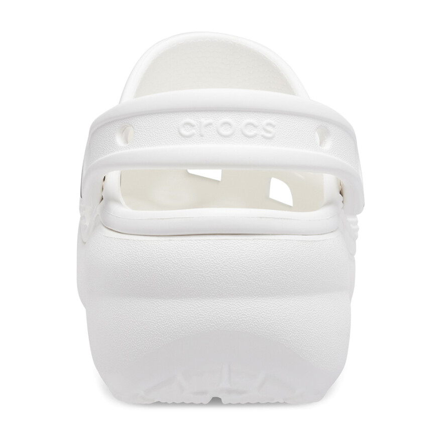 Plataformas Crocs Classic Clog W Mujer White