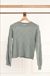 Sweater Textura Menta