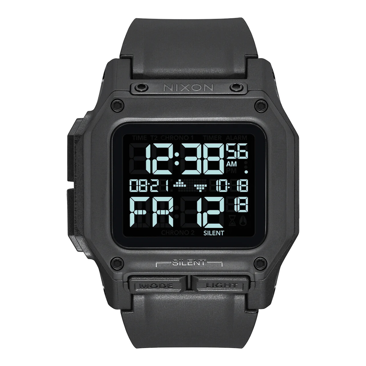 Reloj Nixon Deportivo Silicona Negro 
