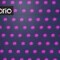 Cartera Neopreno brio con cierre Violeta puntos rosa