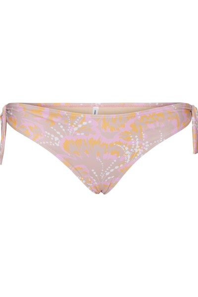 Tanga Fleur Estampado Regulable Misty Rose