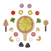 Set de Pizza con Ingredientes Hape Set de Pizza con Ingredientes Hape