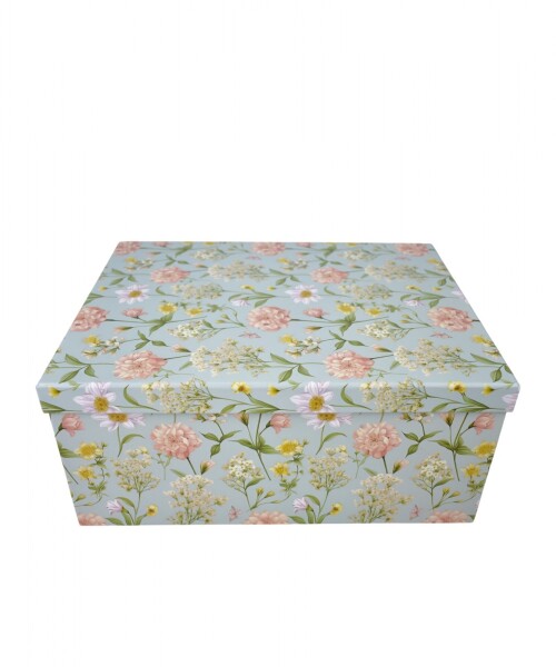 Caja rigida - flores - 24,5 x 32x5 x 14 Caja rigida - flores - 24,5 x 32x5 x 14