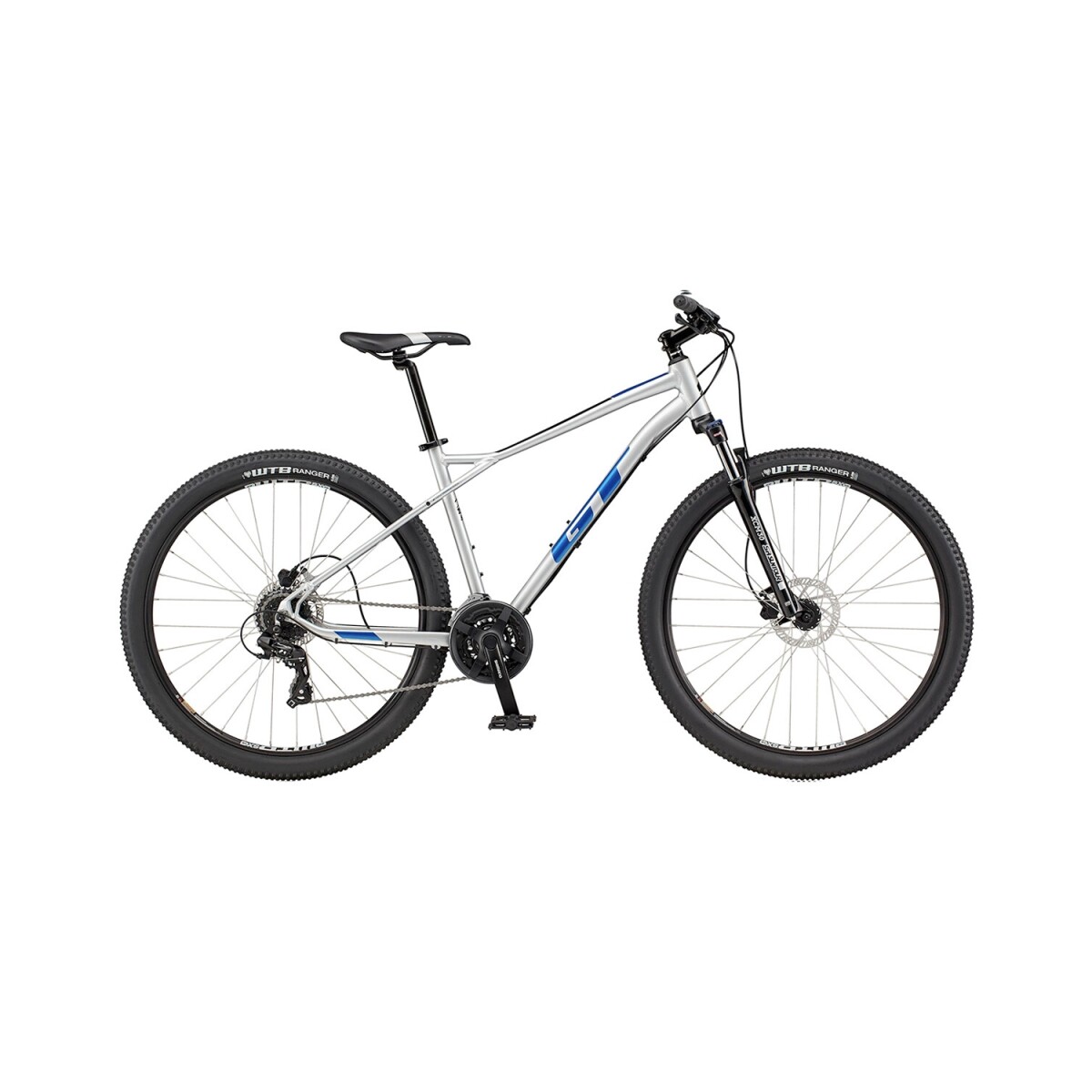 Bicicleta montaña GT Aggressor Expert 29 Talle L 24 Cambios Frenos hidráulicos - Gris 