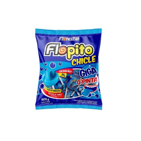 CHUPETIN FLOPITO 600GRS PTA LENGUA C/CHICLE FLOPITO 24 PZAS 600GRS