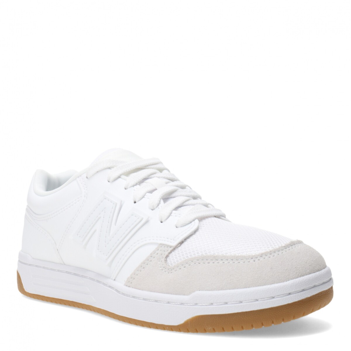 Championes de Hombre New Balance 480 New Balance - Blanco - Gris 