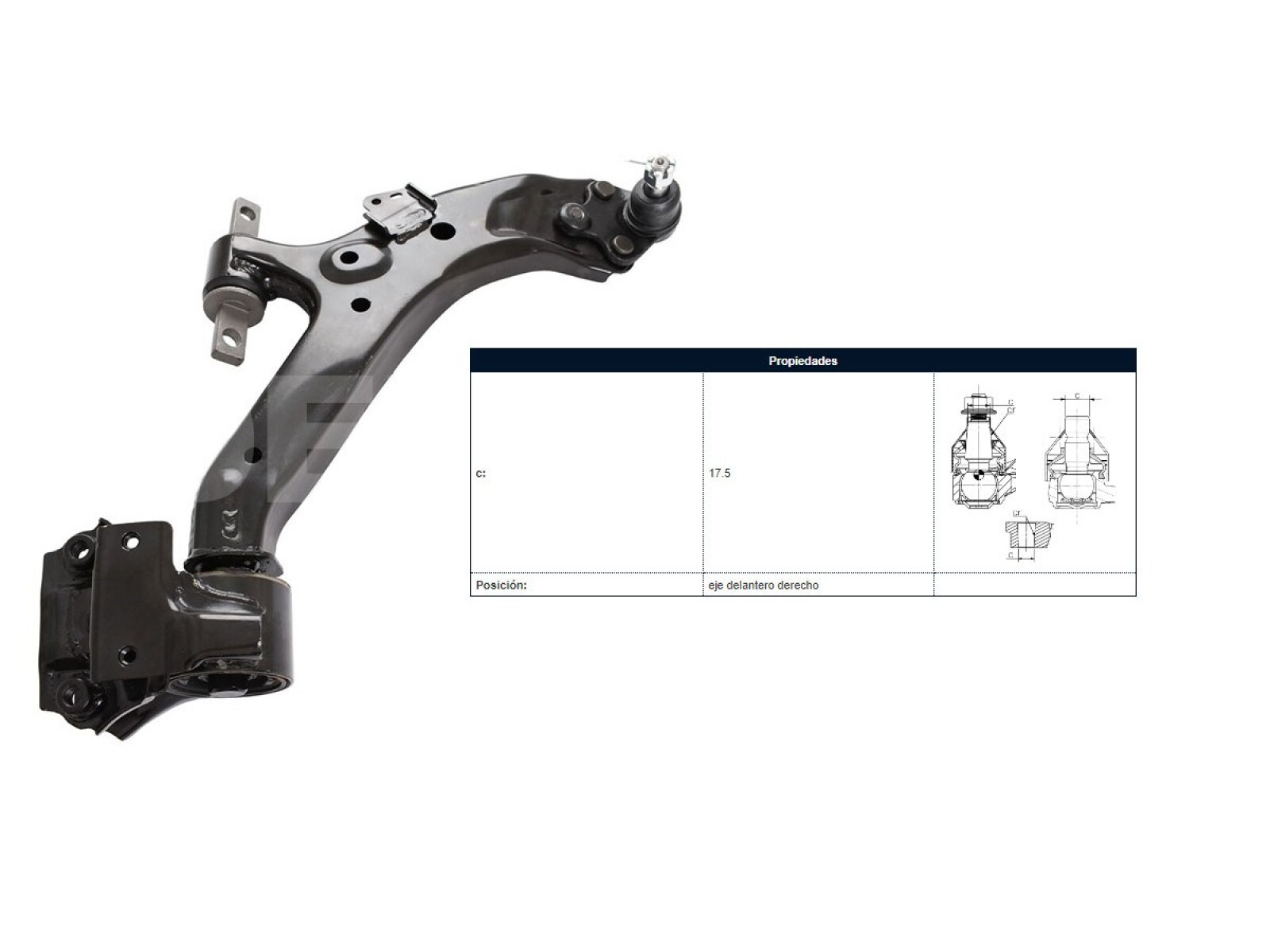 Parilla De Suspension Delantera Honda Crv 12-15 Der 