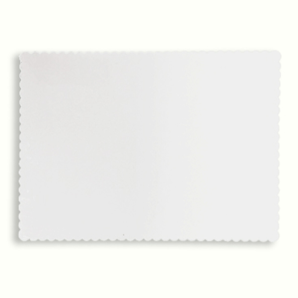 Base Rectangular Blanco Mate 30x38 cm 