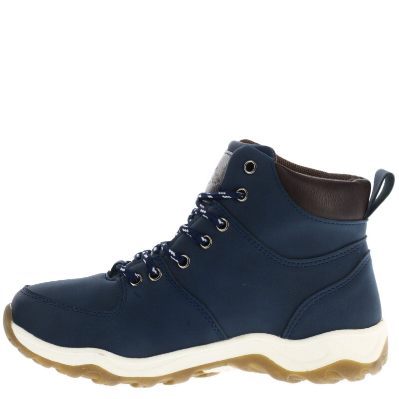 Botas de Niño Croco Kids Botita SANTI acordonada Azul Marino