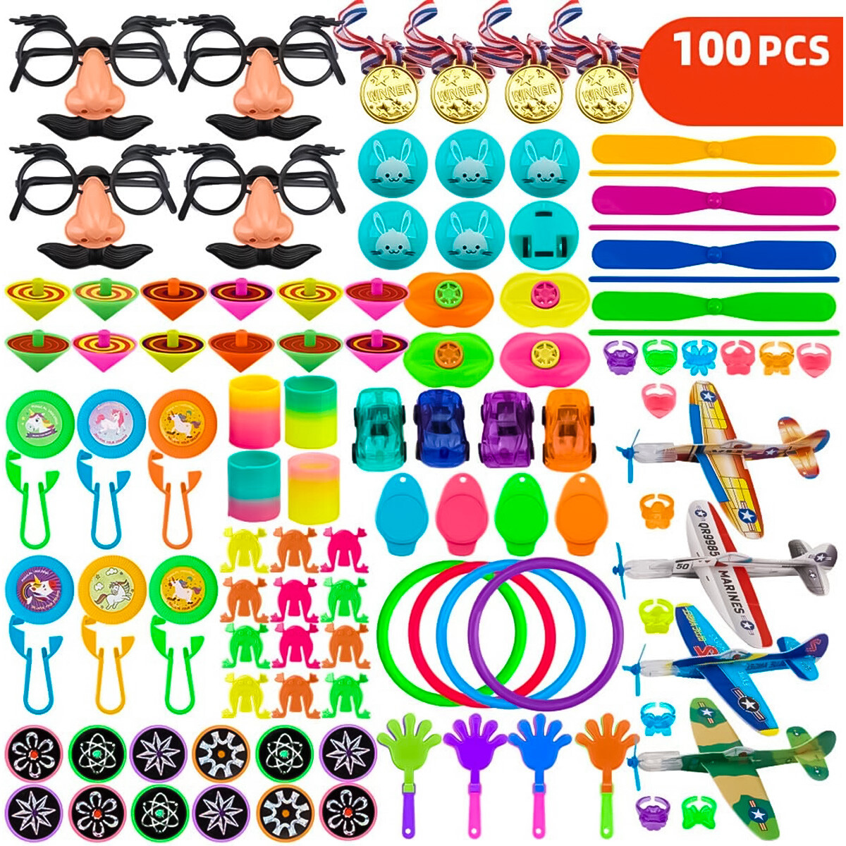 Set Cotillón N27 Sorpresitas 100pcs Fiesta Cumpleaños - Cot002020 