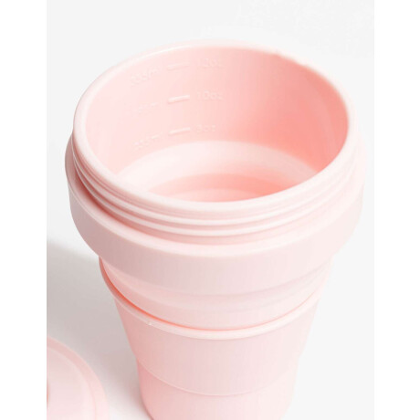 Vaso Plegable De Silicona Rosa Claro