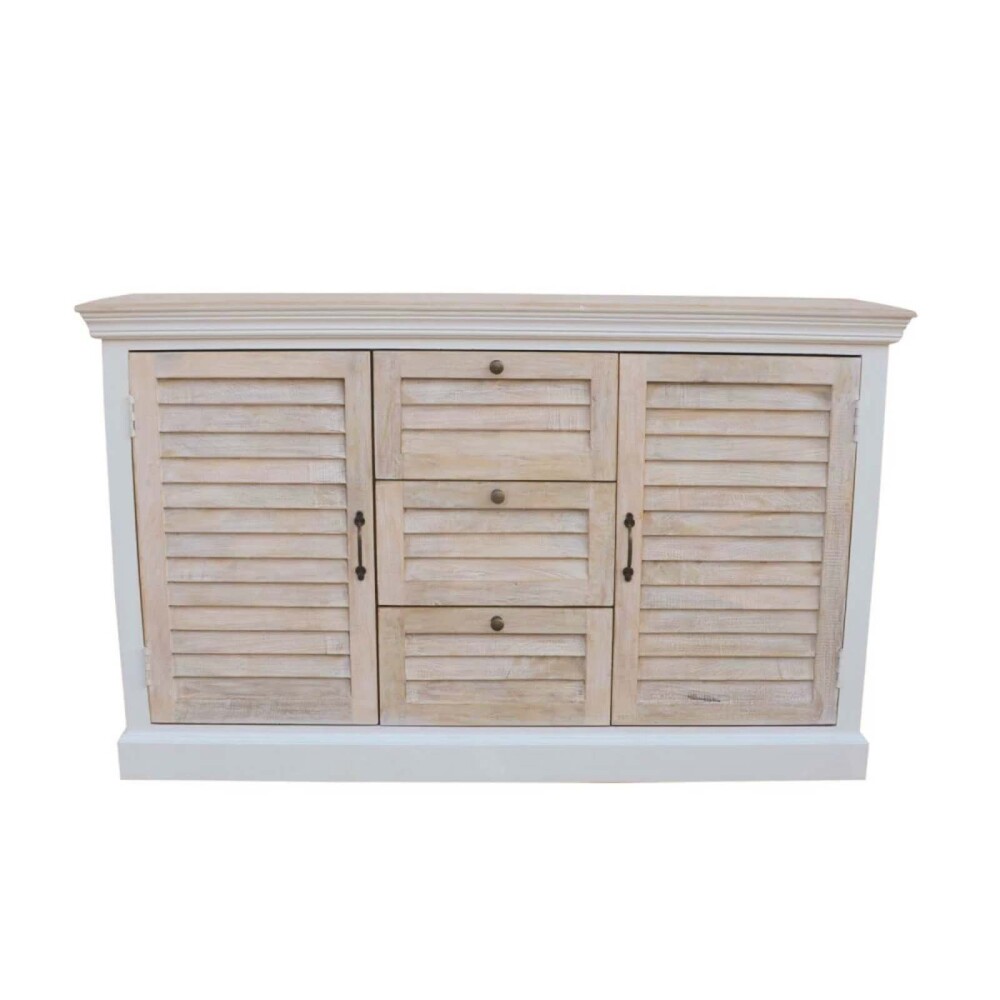 APARADOR 2P 3C MADERA-DE-MANGO NATURAL-BEIGE COSTA