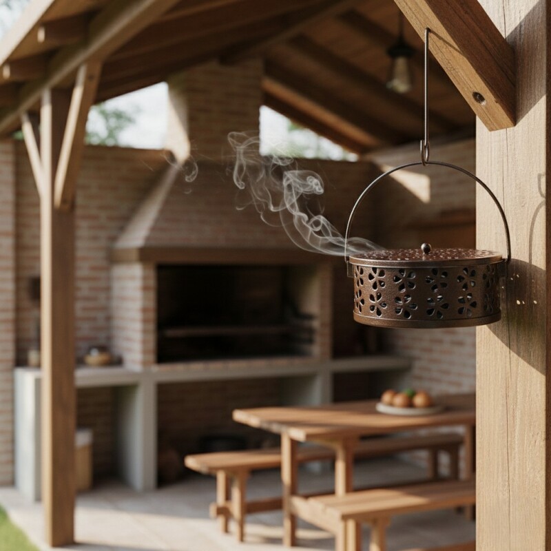 PORTA ESPIRAL METAL RED MARRON 14X7CM Unica