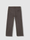 Pantalon Campana Con Cinta Lateral Gris Marengo