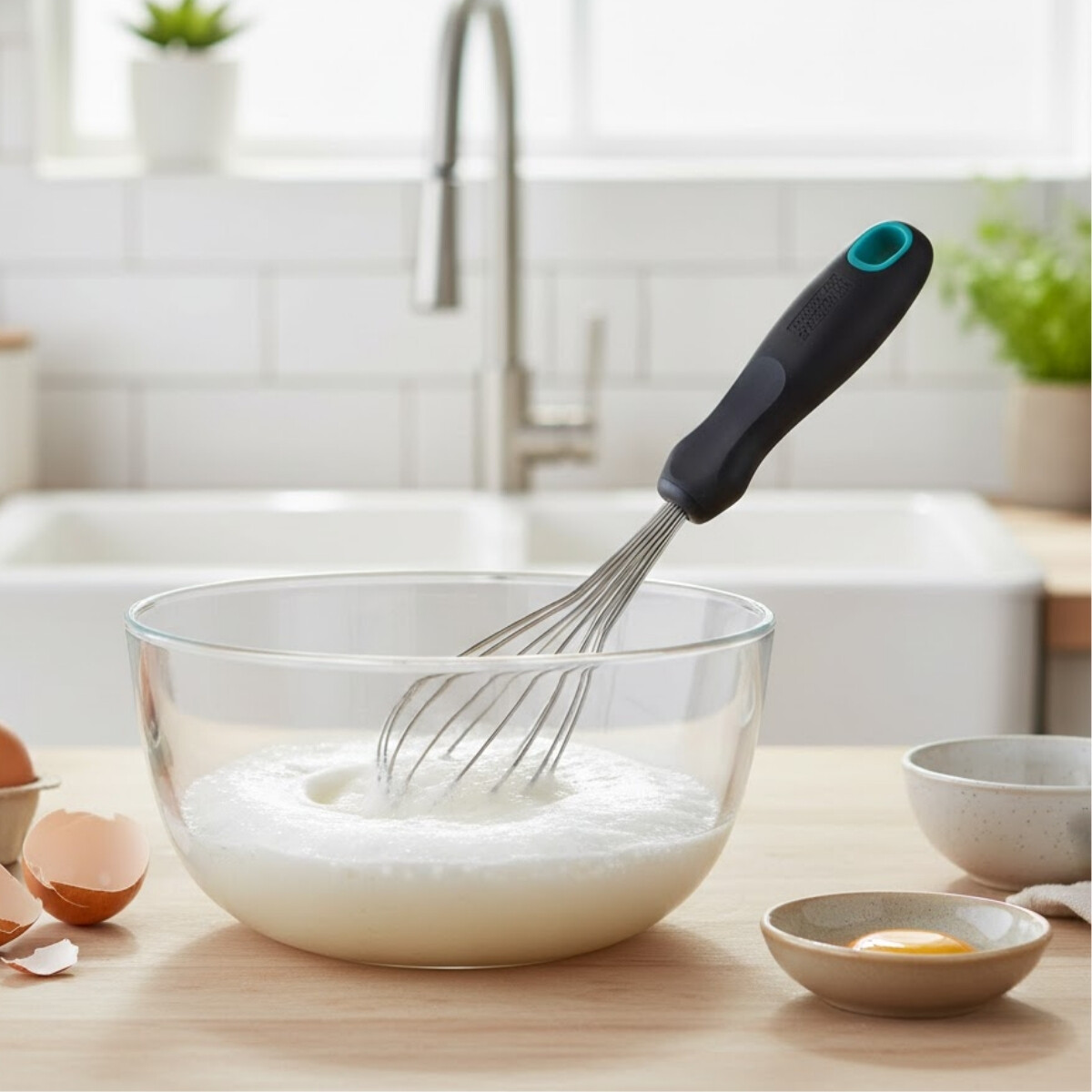 Batidor 27cm manual acero inoxidable - INOX 