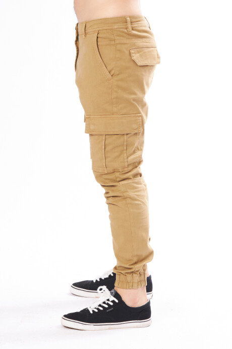 PANTALON CARGO ARENE DIXIE Camel