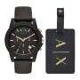 Reloj Armani Exchange Outerbanks Silicona Negro AX7105 0