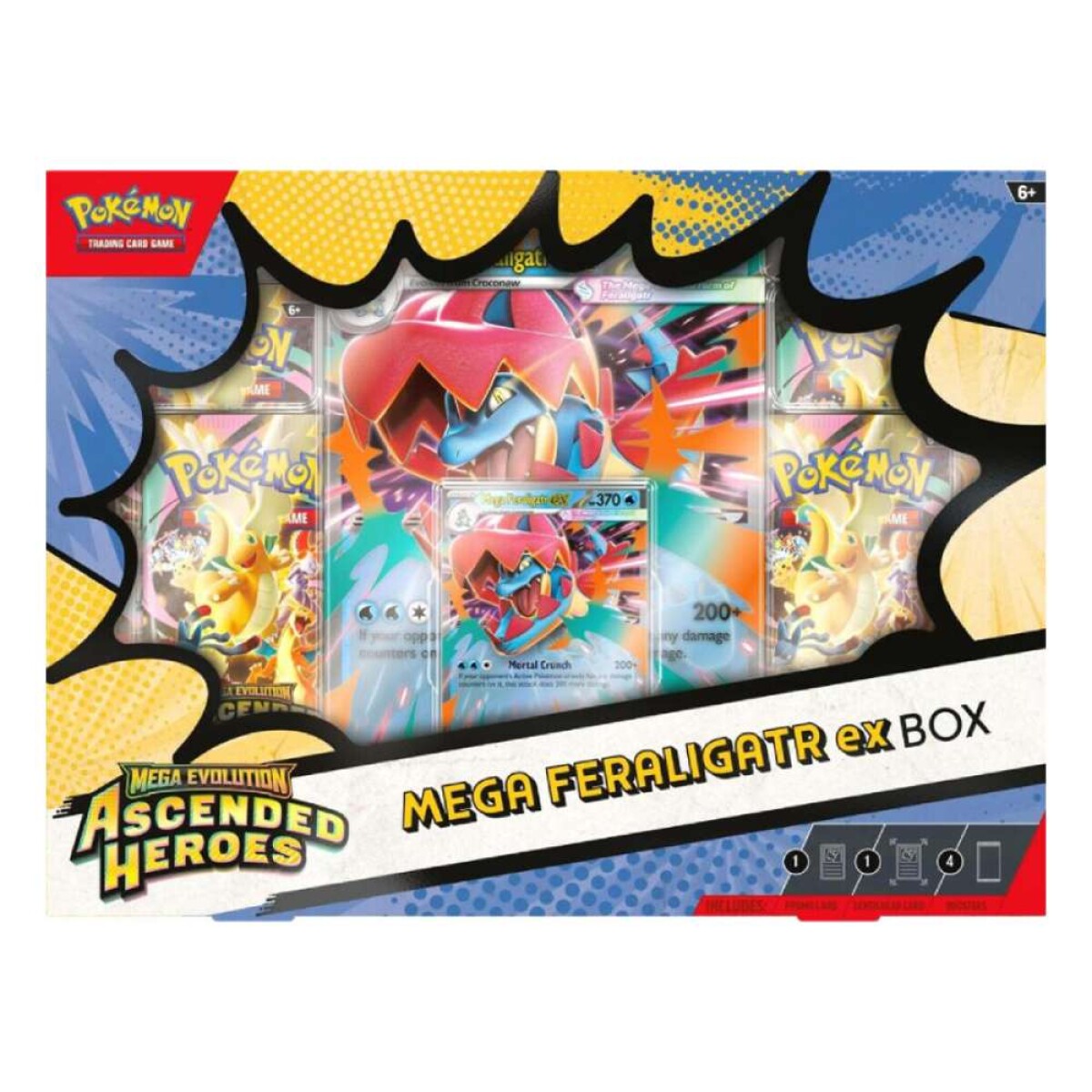 Pokemon Mega Evolution Ascended Heroes Ex Box Case - Mega Feraligatr 