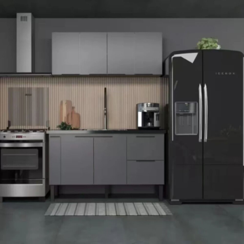 Mueble aéreo cocina Cisne 150cm Gris Cozimax Mueble Aéreo Cocina Cisne 150cm Gris Cozimax