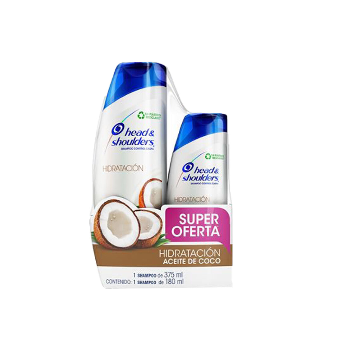 HEAD & SHOULDERS Pack SH 375ml + SH 180ml - Hidratación 