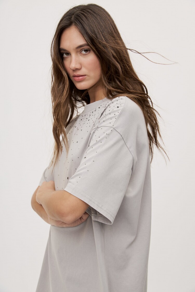 REMERA ALEKSANDER Gris Claro