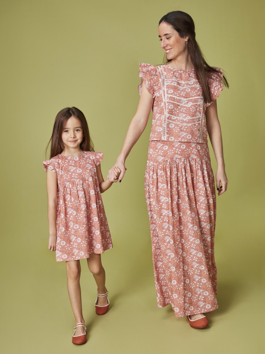 Vestido Flor India Piedra