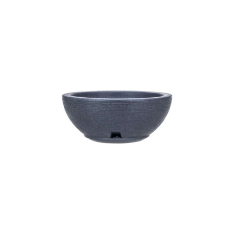 MACETA 30X13CM AMSTERDA GRAPHITO EFEC.PIEDRA GRIS Oscuro