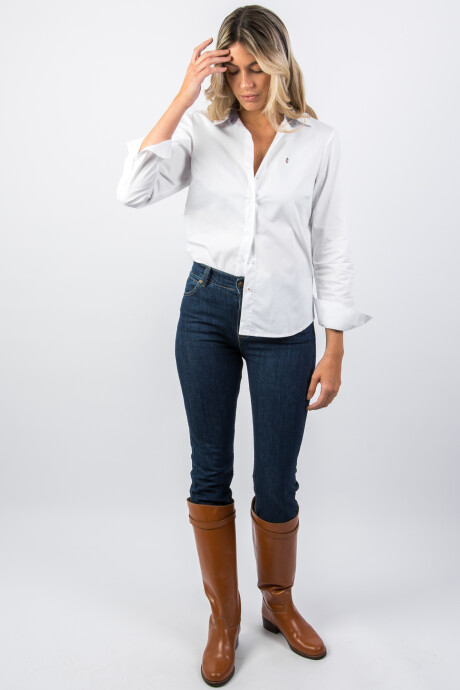 Camisa Dama Clásica Blanco
