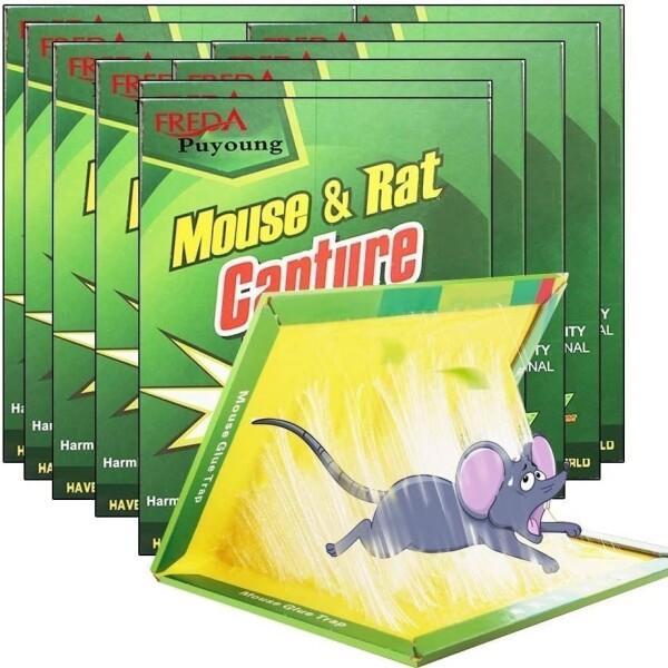 Trampa Para Ratas Ratones Pegamento Sin Veneno Adhesivas X6 Trampa Para Ratas Ratones Pegamento Sin Veneno Adhesivas X6