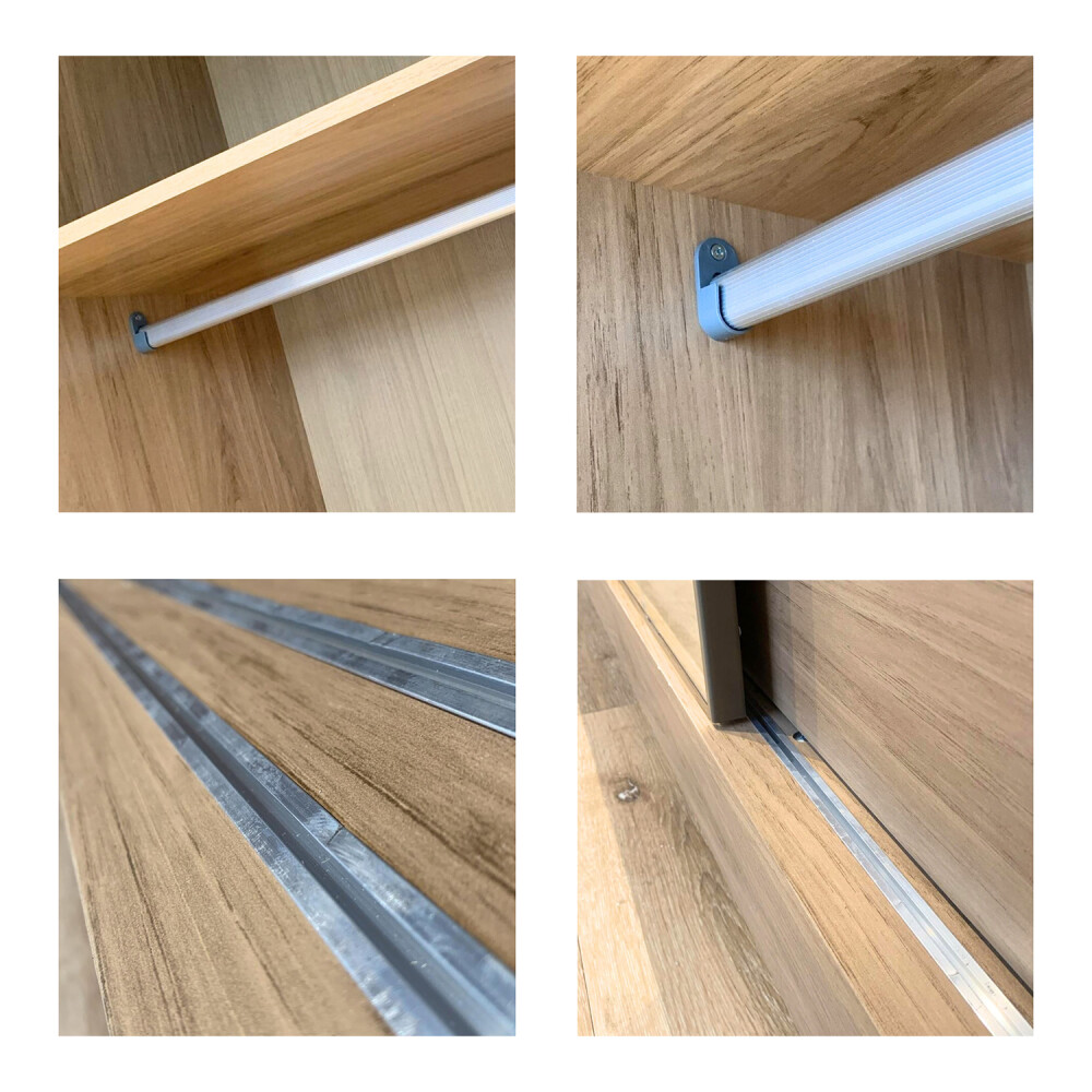 Ropero puertas corredizas Reflecta 2.7 - Concepto Beige