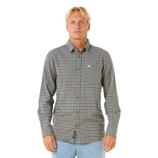 Camisa Rip Curl Classic Surf Checked In Flanne Camisa Rip Curl Classic Surf Checked In Flanne