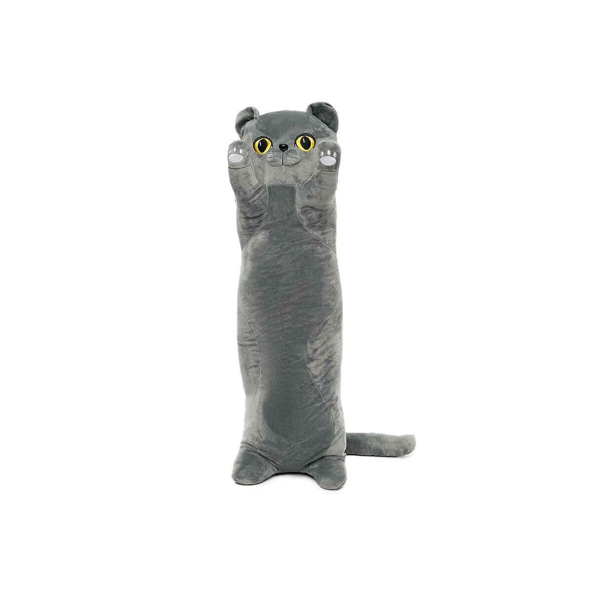 Peluche gatito 70 cm de altura - Gris 