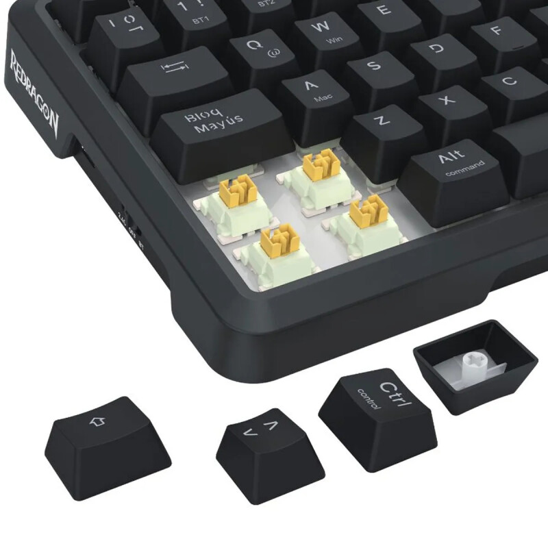 Teclado Gamer Redragon Ucal Pro LCD K724 RGB Black Teclado Gamer Redragon Ucal Pro LCD K724 RGB Black