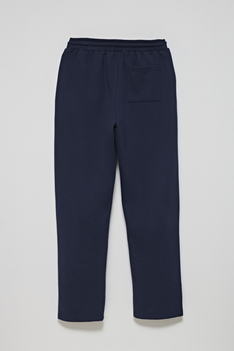 Pantalón deportivo recto Azul Marino