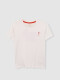 Camiseta Estampado Surf Life Blanco