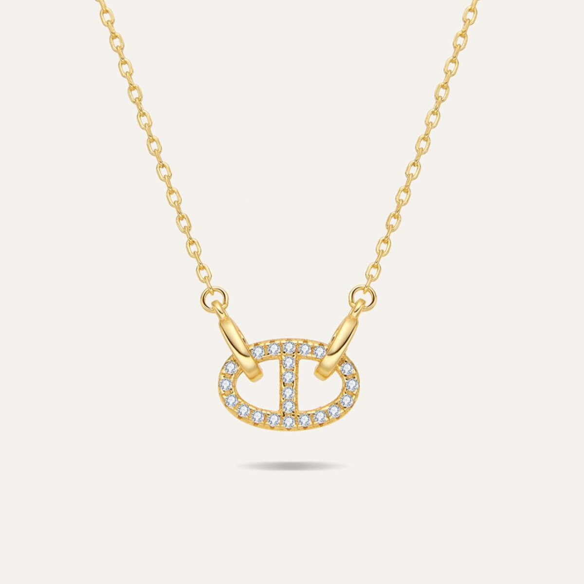 Collar Justine - Plata y Baño de Oro 