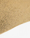 Pañuelos Raso Pañuelo De Red Metalica Con Ajuste Regulable - Dorado Champagne