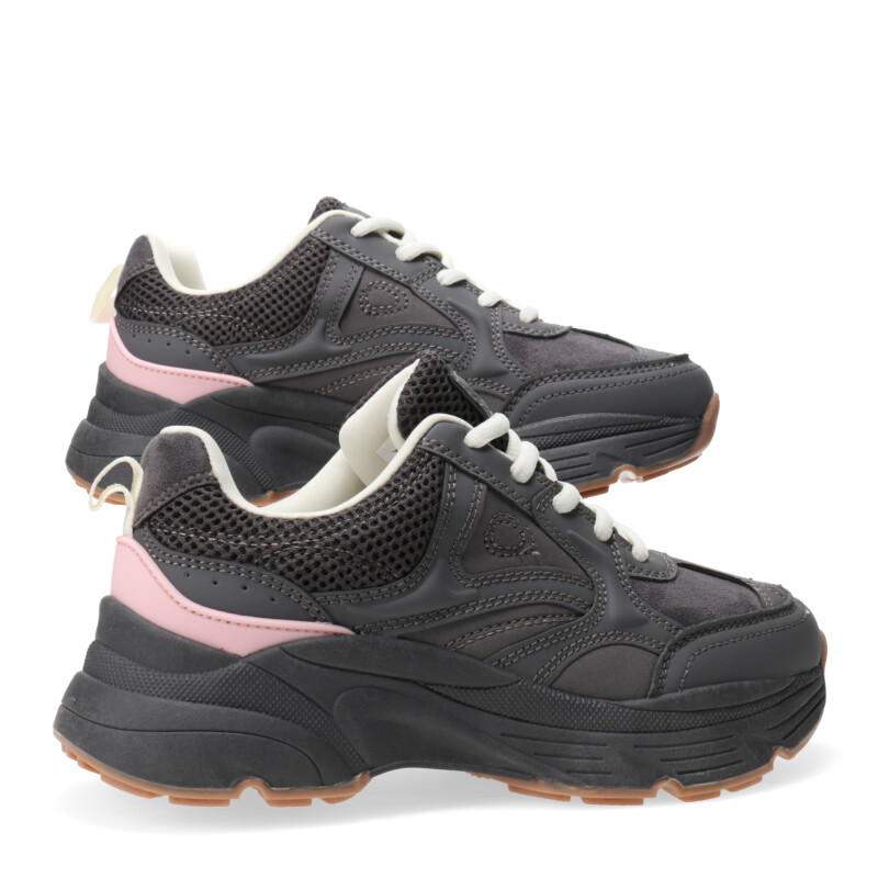 Championes de Mujer Miss Carol CREEL Gris Oscuro